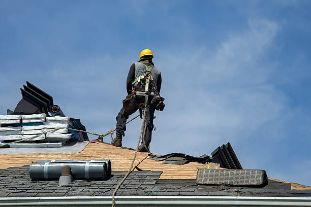 Professional Roof Installation technician working in Vernon, UT
